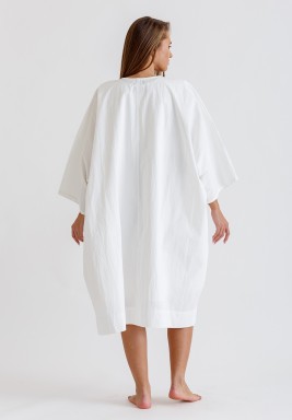 White Summer Bisht