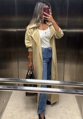 Beige Trench Coat