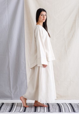 Eros Beige Top & Skirt