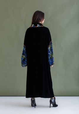 Black And Blue Kaftan