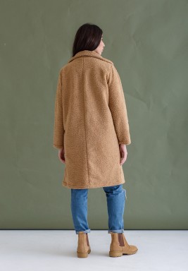 Beige Teddy Coat