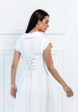 White Corset Kaftan 