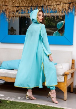 Baby Blue Royal Kaftan Set