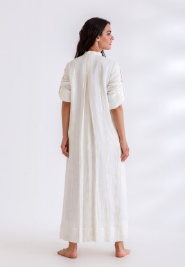 White Deshdasha Cut dress