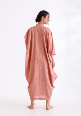 Momo Light Coral Flowy Dress