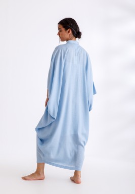 MOMO Sky Blue Flowy Dress