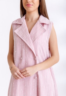 Pink Blazer Kaftan