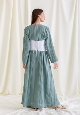 Green Corset Kaftan