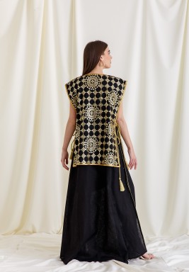 Two-Piece Belted Kaftan