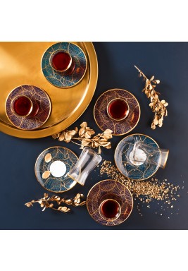 Karaca Beylikduzu Glass Tea Cup Set - 12 Pieces