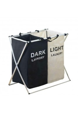Two-Grid Laundry Baskets by Taw9eel Essentials