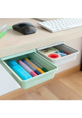 InnovaGoods Set of Additional Adhesive Desk Drawers Pack of 2