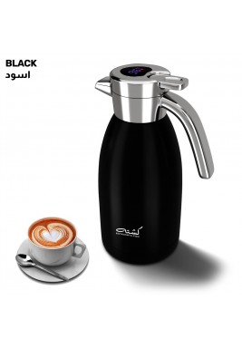 Stainless steel liner with LED display 2.2L -Black