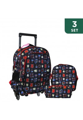 Lucky Power Kids School Bag Set Of 3 Pieces 