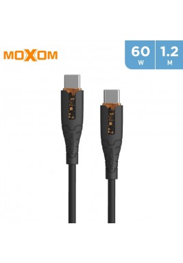 Moxom 1.2m 60W LED Type-C To Type-C Data Cable