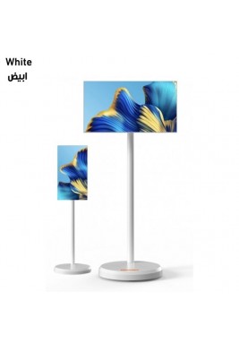 Rollable Wireless Android 21.5 Inch Interactive Touch Screen White with Stand by Powerey