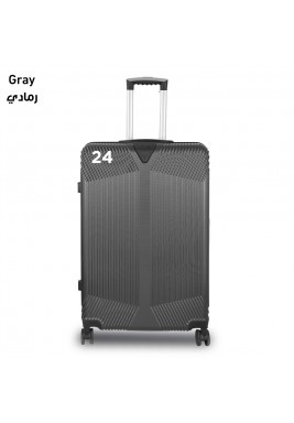 Lucky Power ABS Luggage Bag With Wheel 24 – Grey