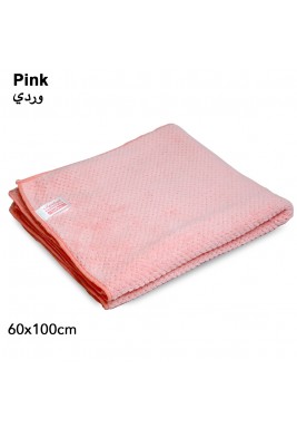 Microfibre Hair Towel Pink 60 × 100 Cm - 180g