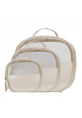 Cosmetic Bag Set By The Beauty Avenue - 3 Pieces