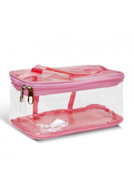 Cosmetic Case With Handle Pink By The Beauty Avenue