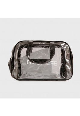 Transparent Sporty Storage Bag By Taw9eel Essentials 38 × 16 × 25cm