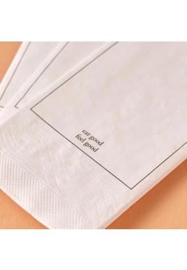 Bella Maison Good Napkin ( White ) 33 x 33 cm - 25 Pieces
