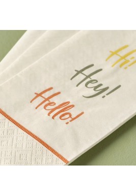 Bella Maison Hello Napkin 33 x 33 cm - 25 Pieces