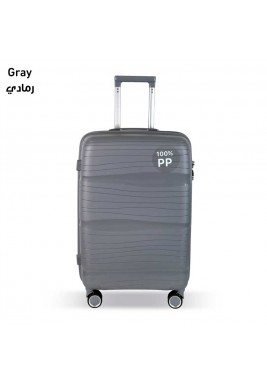 Pp Luggage Bag Silver 24"