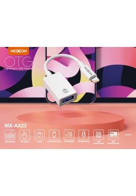 OTG Lightning to USB iPhone Adapter By Moxom