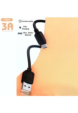 3A PVC Fast Charging Data Cable Micro 1 m By Moxom