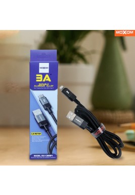 3A Fast Charging Data Cable-lightning By Moxom