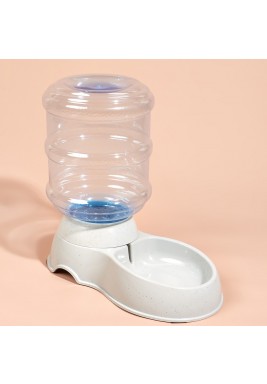 Gravity Pet Water Feeder Grey 3500 ml - 32 × 17.5 × 31 cm