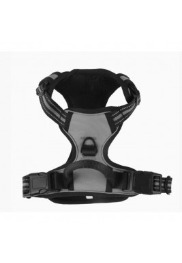 Reflective Dog Chest Harness Black