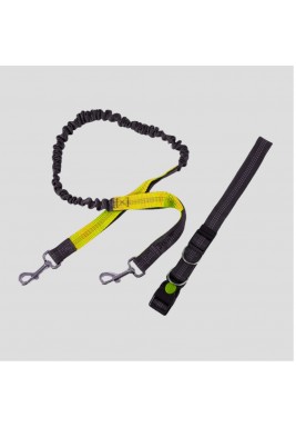 Walking Dog Kit Belt & Anti Shock Leash 110-150 cm - Yellow