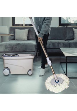 Movable Microfiber Mop Set - Essentials By Taw9eel
