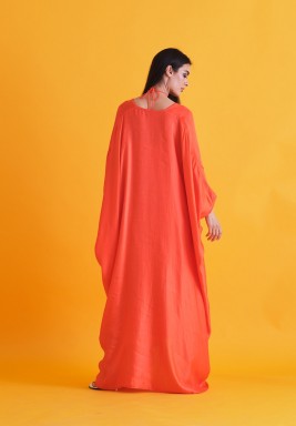 Orange Coral Mogra Dress 