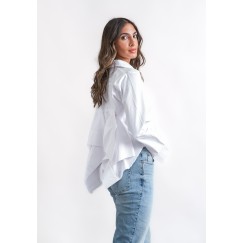 Ruffled Back Shirt