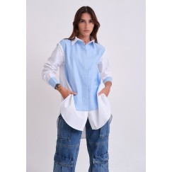 Blue & White Shirt