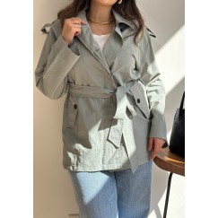 Rome Minted Trench Jacket
