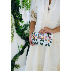 Hand Made Beaded Bag with Strap