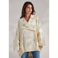 Hand Embroidered Oversized Jacket