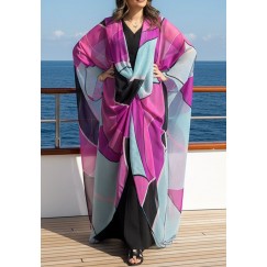 Pink Mosaic Kaftan Set