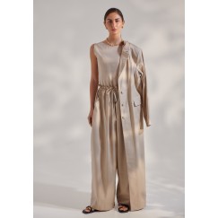 Tailored -3Piece Set Blazer Top & Sharwal 