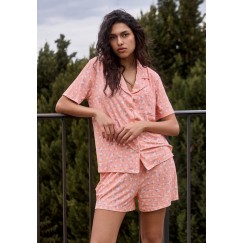 Peachy Stretch Shorts Set