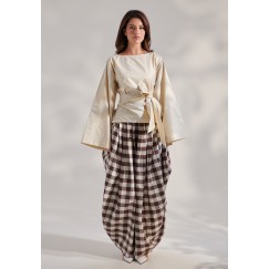 Top with Wide Leg Pants