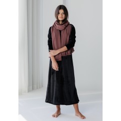 Black & Maroon Shawl kaftan