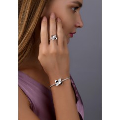 Butterfly Blossom Set -Silver