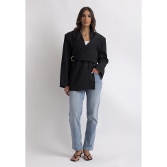 Blazer with Detachable Sleeve 