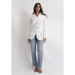 White Office Blazer