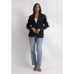 Black Ribbon Blazer 